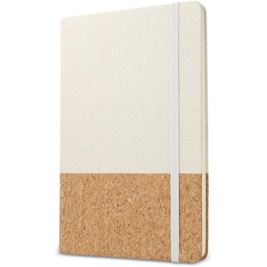 Produktabbildung Notizbuch Baumwolle & Kork A5 Notizbuch Baumwolle & Kork A5 (Bild 1)