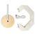 Coollux faltbare, von Origami inspirierte Papier-LED-Lampe Luna 25cm (Bild 2)