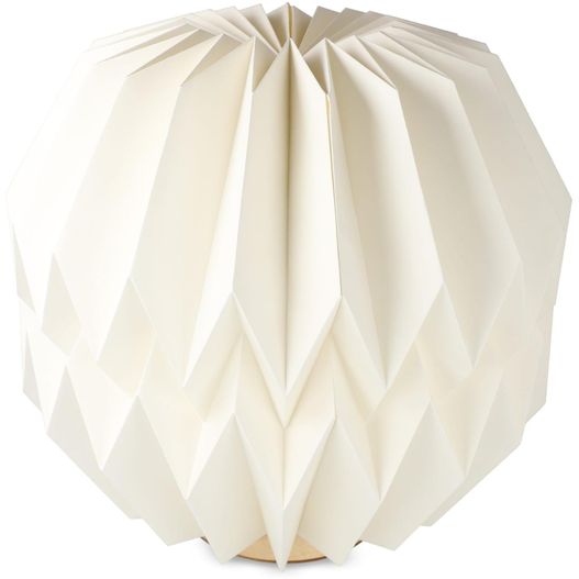 Coollux faltbare, von Origami inspirierte Papier-LED-Lampe Luna 25cm (Bild 1)