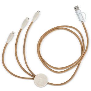 FSC cork 3 in 1 PD charging & data cable