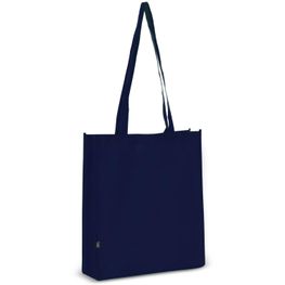 R-PET Tragetasche aus Non Woven 38 x 9 x 42cm 75g/m²