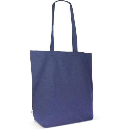 Einkaufstasche Bio-Baumwolle farbig lang 270g/m² 42x12x43cm (Bild 1)