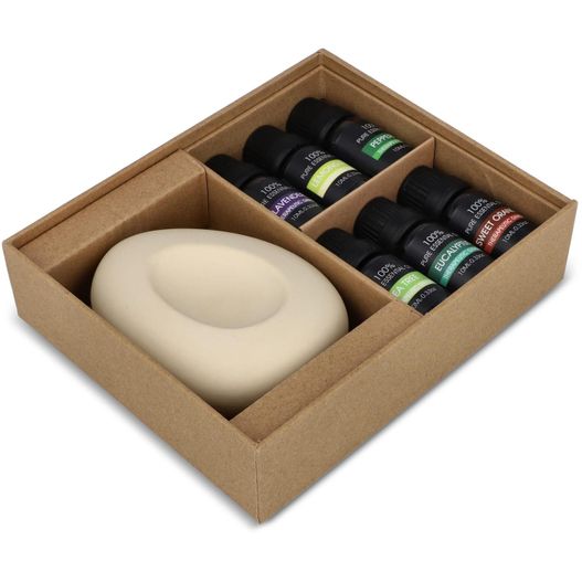 InsideOut Aroma Pebble Geschenkset mit 6 ätherischen Ölen (Bild 1)