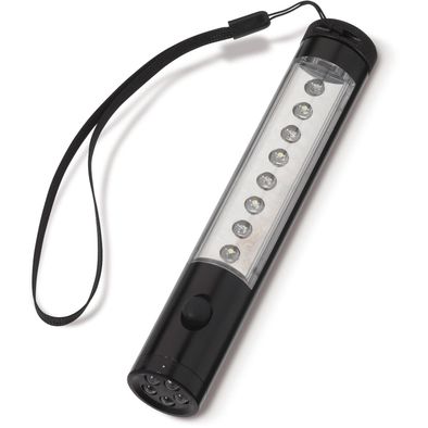 Aluminium Taschenlampe mit Magnet, 5+8 LED´s