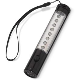 Aluminium Taschenlampe mit Magnet, 5+8 LED´s