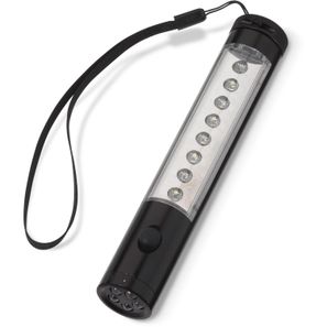 Aluminium Taschenlampe mit Magnet, 5+8 LED´s