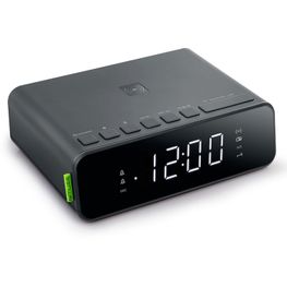 Muse FM Dual-Wecker Radio kabelloses Aufladen des Telefons 5W