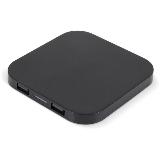 Produktabbildung Kabelloses Ladepad inklusive 2 USB-Anschlüssen (5W) Kabelloses Ladepad inklusive 2 USB-Anschlüssen (5W) (Bild 1)