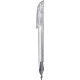 Kugelschreiber Atlas Transparent mit Metallspitze