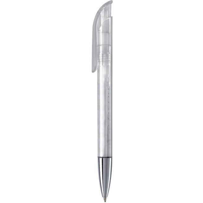 Kugelschreiber Atlas Transparent mit Metallspitze