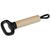 Flaschenöffner mit Holzgriff und Riemen (Bild 1)