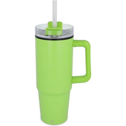 Miami Becher mit Henkel und Strohhalm 800ml (Bild 1)
