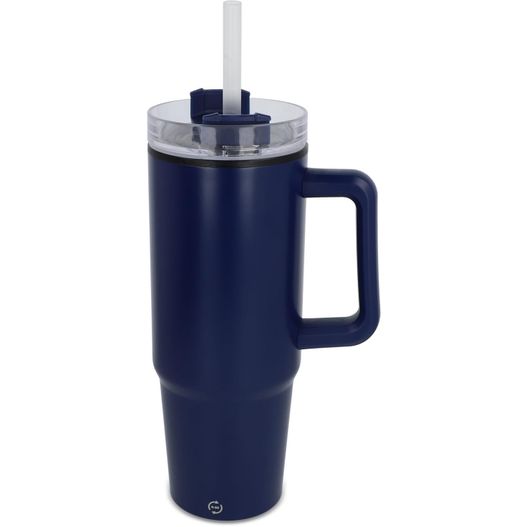 Miami Becher mit Henkel und Strohhalm 800ml (Bild 1)