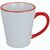 Melbourne Sublimationsbecher farbiger Rand & Henkel 300ml (Bild 1)