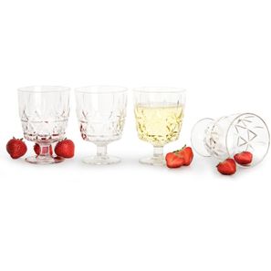 Sagaform Acryl picknickglas, 300ml 4er Set
