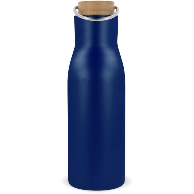 Isolier-Flasche mit Bambusdeckel, 500ml