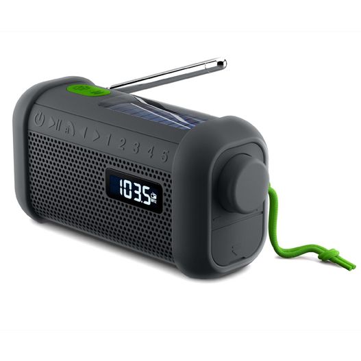 Produktabbildung Muse Radio, Bluetooth-Lautsprecher mit Solar- und Öffnungsmechanismen Muse Radio, Bluetooth-Lautsprecher mit Solar- und Öffnungsmechanismen (Bild 1)