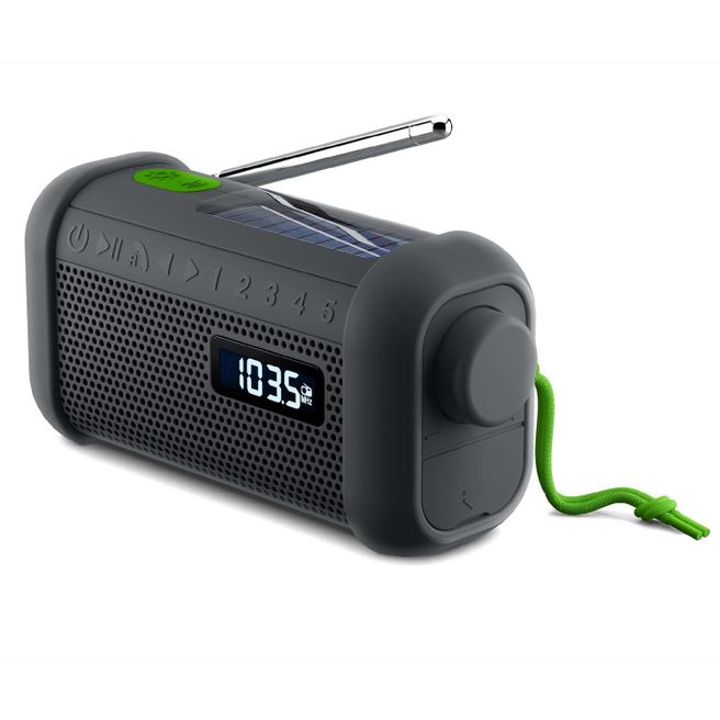 Produktabbildung Muse Radio, Bluetooth-Lautsprecher mit Solar- und Öffnungsmechanismen Muse Radio, Bluetooth-Lautsprecher mit Solar- und Öffnungsmechanismen