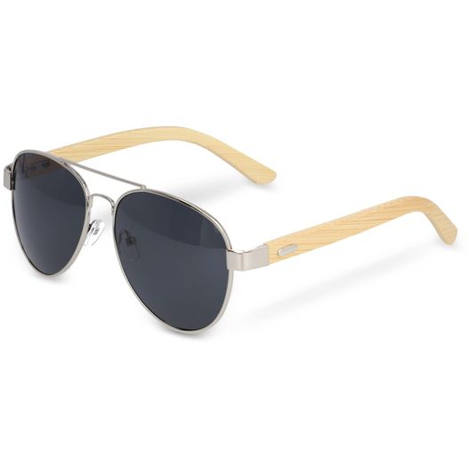 Piloten Sonnenbrille mit Bambus Bügeln (Bild 1)