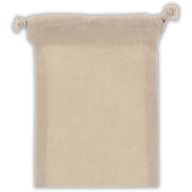 Zuziehbeutel OEKO-TEX® Baumwolle 140g/m² 10x14cm