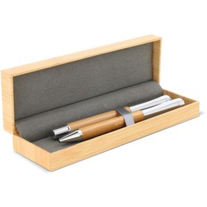 Kugelschreiber und Rollerball Bambus
