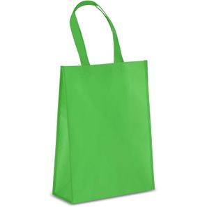 R-PET Tragetasche aus laminiertem Non Woven 30 x 12 x 40cm 105g/m²