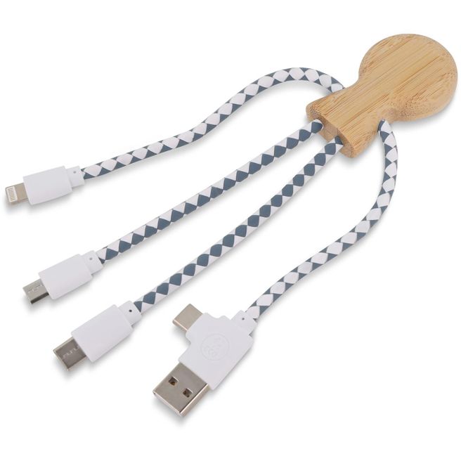 Xoopar Mr. Bio Bamboo Charging Cable