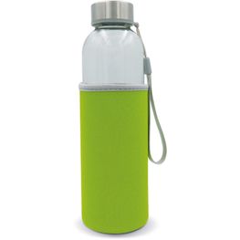 Trinkflasche aus Glas mit Neoprenhülle 500ml