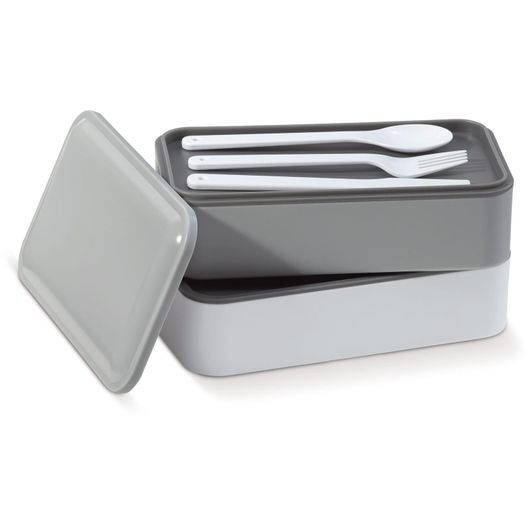 Produktabbildung Bento box mit Besteck 1.25L Bento box mit Besteck 1.25L (Bild 1)