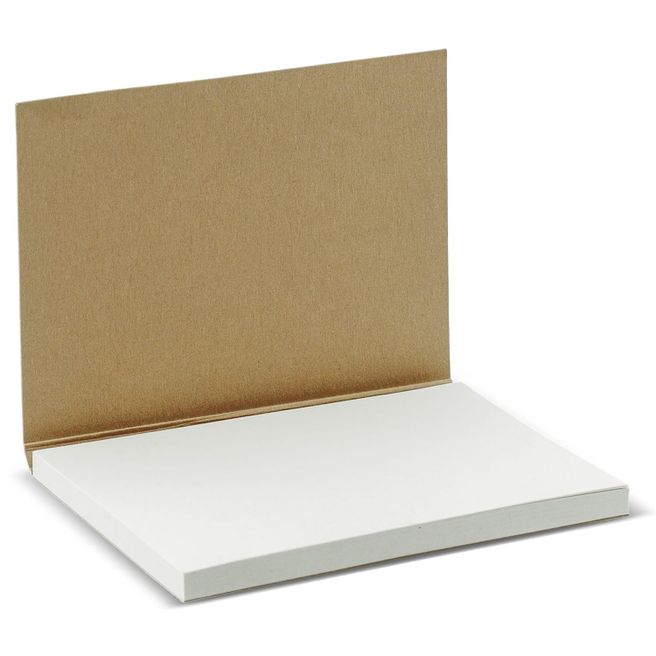 Haftnotizen mit Softcoverumschlag, FSC-zertifiziertes Papier, 100 x 72mm