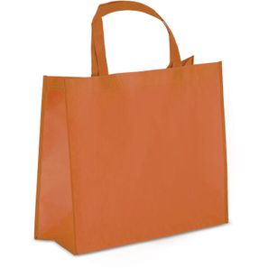 R-PET Tragetasche aus laminiertem Non Woven 40 x 16 x 35cm 105g/m²