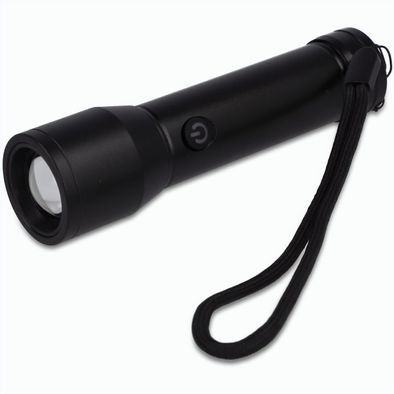 Produktabbildung Wiederaufladbare Taschenlampe aus recyceltem Aluminium IPX4 Wiederaufladbare Taschenlampe aus recyceltem Aluminium IPX4