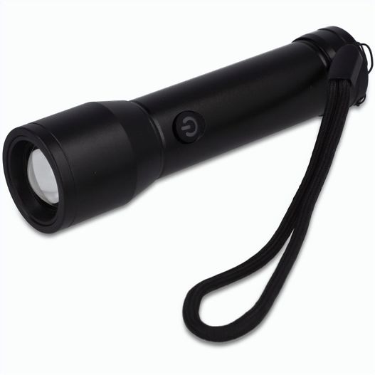 Wiederaufladbare Taschenlampe aus recyceltem Aluminium IPX4 (Bild 1)