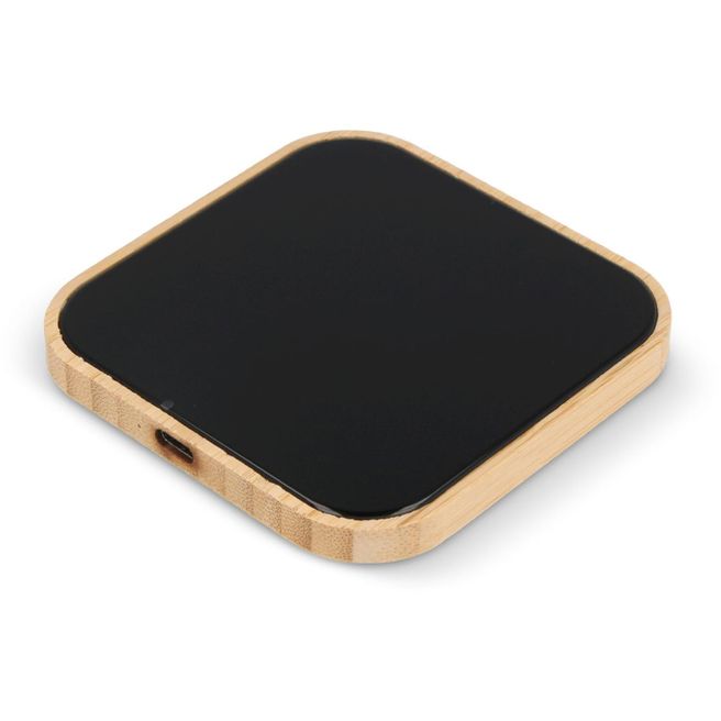 Kabelloses Ladegerät aus Bambus und Glas 10W