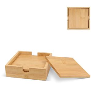 Bambus Untersetzer Set (4 Stück)