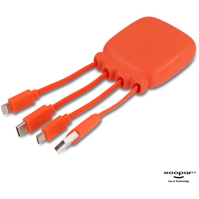 Produktabbildung Xoopar Octopus Gamma 2 Bio Charging cable with 3.000mAh Powerbank Xoopar Octopus Gamma 2 Bio Charging cable with 3.000mAh Powerbank