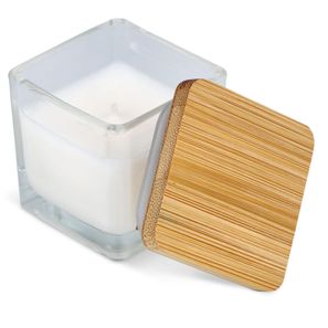 Chakra Kerze auf pflanzlicher Basis im Glasgefäß