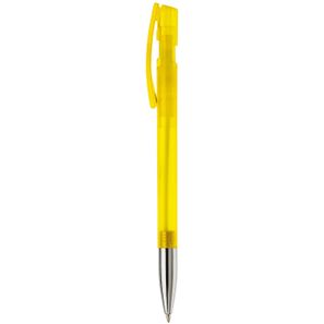Kugelschreiber Nash Transparent mit Metallspitze