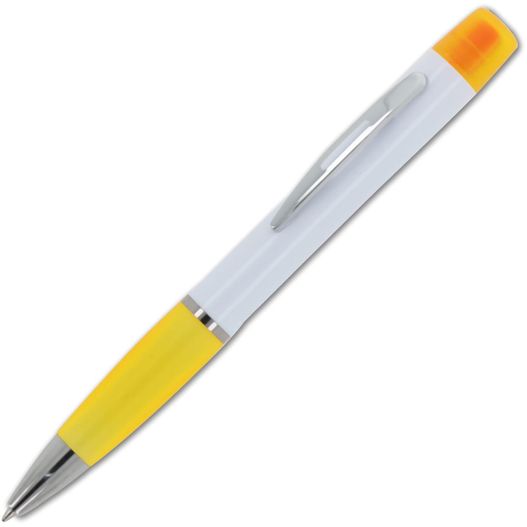 Produktabbildung Kugelschreiber Hawaii mit dreifarbigem Textmarker Kugelschreiber Hawaii mit dreifarbigem Textmarker (Bild 1)