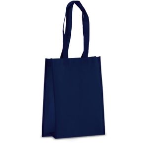 R-PET Tragetasche aus laminiertem Non Woven 24 x 11 x 30cm 105g/m²