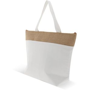 Strand-Kühltasche baumwolle/Jute 42x10x30cm