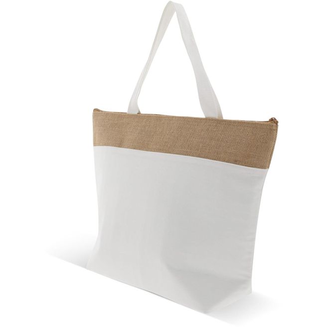 Produktabbildung Strand-Kühltasche baumwolle/Jute 42x10x30cm Strand-Kühltasche baumwolle/Jute 42x10x30cm
