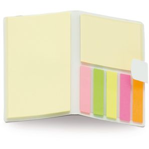 Notizbuch mit Haftnotizen