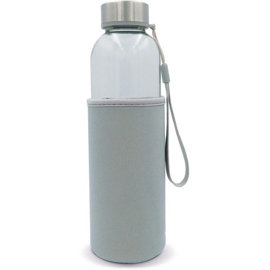 Trinkflasche aus Glas mit Neoprenhülle 500ml (Bild 1)