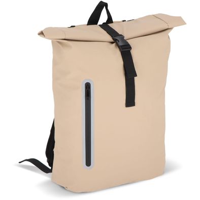 PU-beschichteter R-PET 600D Rolltop-Rucksack 20L