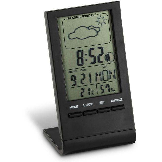Elektronische Wetterstation Schwarz