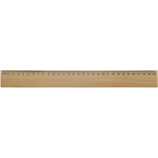Produktabbildung Holzlineal 30cm Holzlineal 30cm (Bild 1)