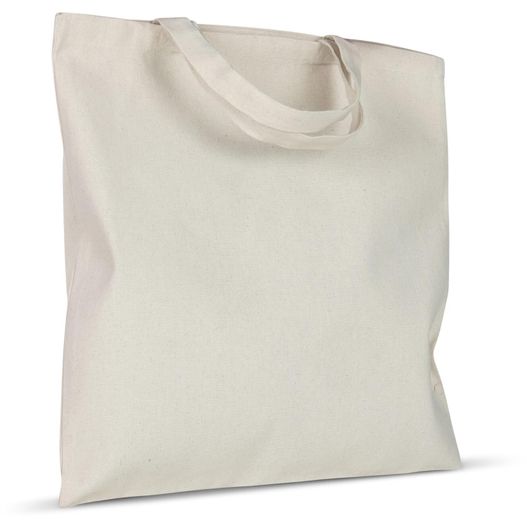 Tasche OEKO-TEX® natur kurze Henkel 220g/m² 38x42cm (Bild 1)