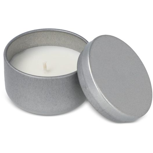 Asana unparfümierte Kerze auf Pflanzenbasis in recycelter Dose (Bild 1)