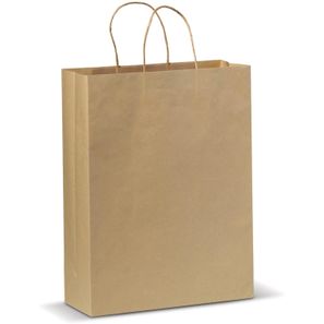 Große Papiertasche im Eco Look 120g/m²